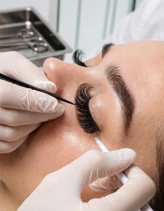 Wake up with mascara. Forever. Lash sets booking 2 weeks out — link in bio. 👁️