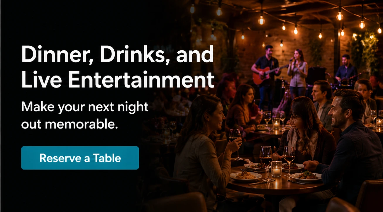 Premium plan restaurant social media post example — Happy Hour