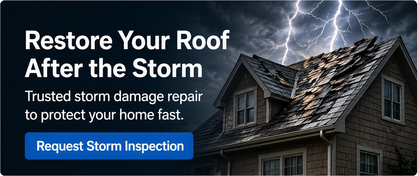 Premium plan roofing company social media post example — Storm Damage Repair